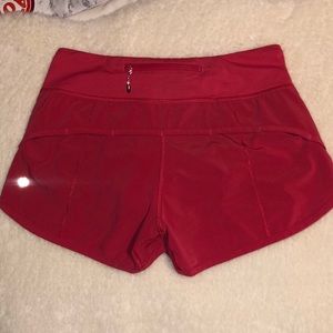 Lululemon Speed Up Shorts